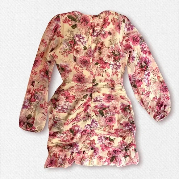 Showpo Pink Floral Mini Dress - Picture 6 of 13